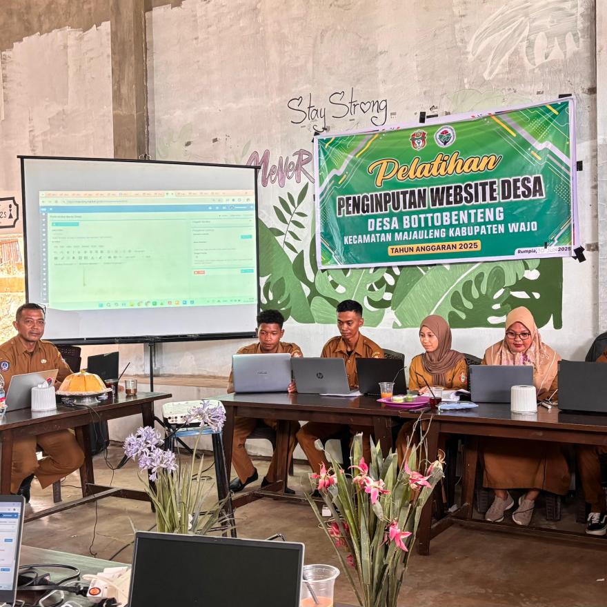 Pelatihan Pengimputan Website Desa
